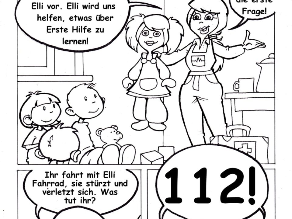 Erste Hilfe Comic